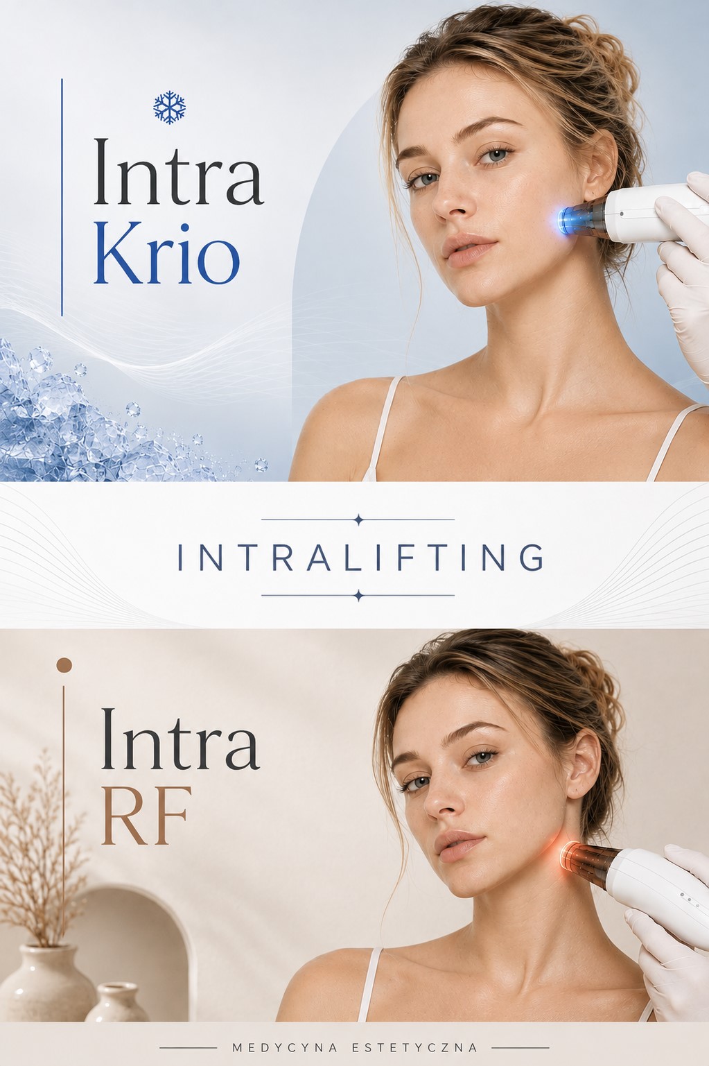IntraKrio i IntraRF – zabiegi liftingujące na twarz
